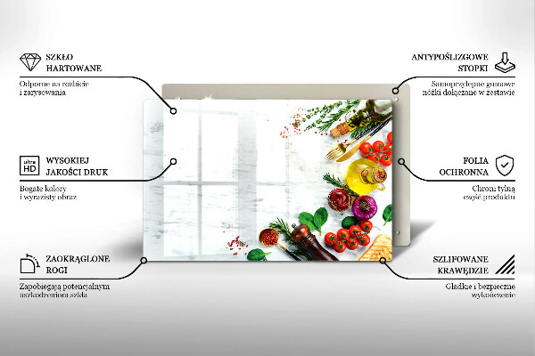 Work surface savers Vegetables and spices