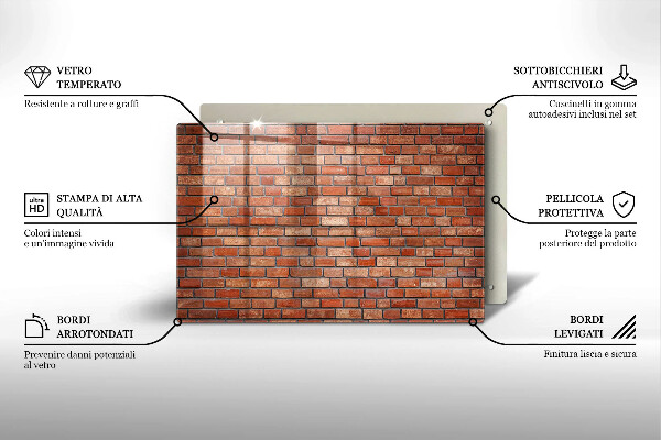 Worktop saver Brick wall