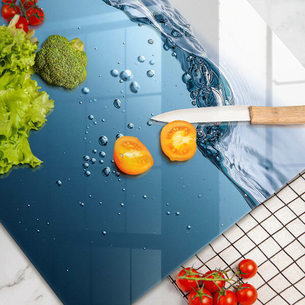 Worktop saver Blue water