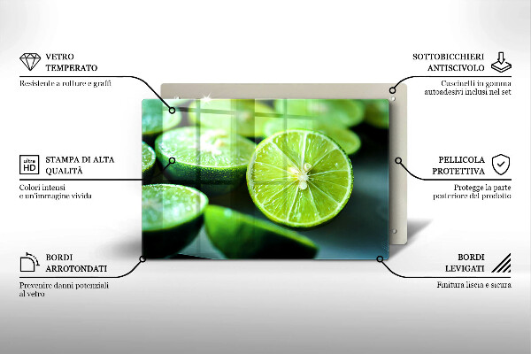 Worktop saver Lime citruses