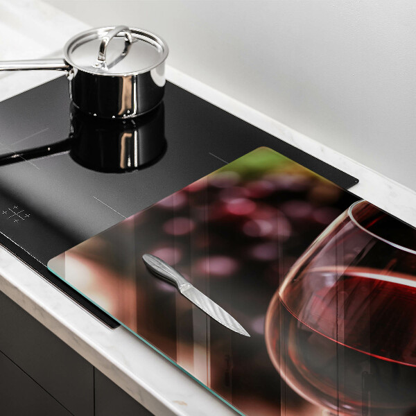Worktop saver A glass of red wine