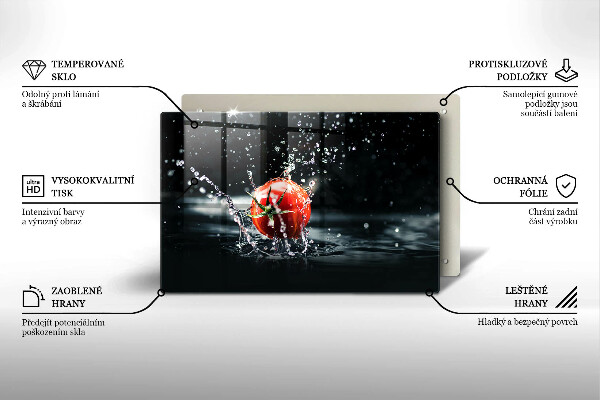 Induction hob protector Tomato in water