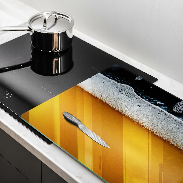 Induction hob protector Beer drink foam