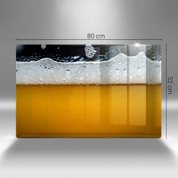 Induction hob protector Beer drink foam