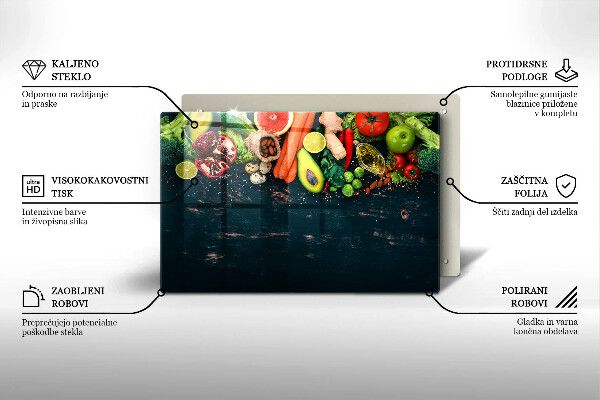 Induction hob protector Fruits and vegetables