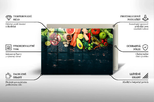 Induction hob protector Fruits and vegetables