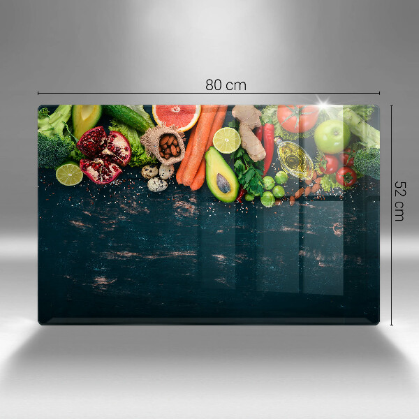 Induction hob protector Fruits and vegetables