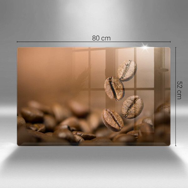 Induction hob protector Coffee beans