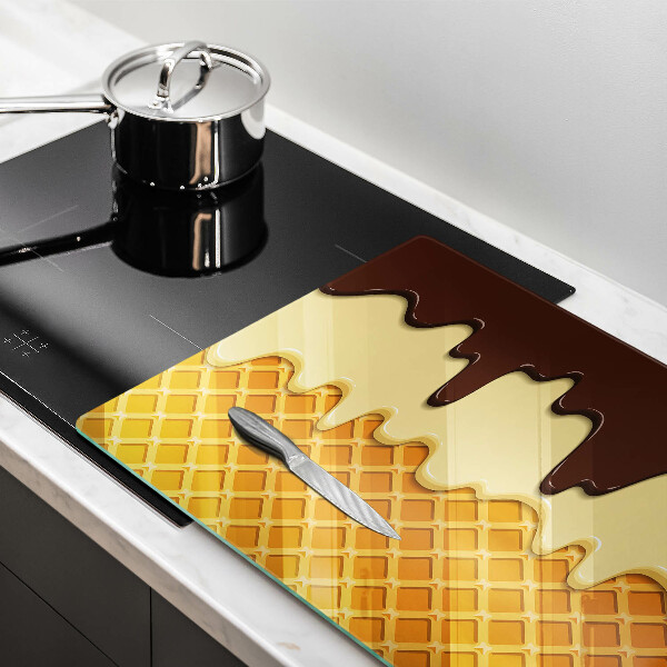 Induction hob protector Illustration of ice cream