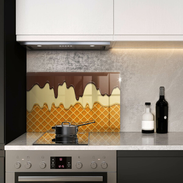 Induction hob protector Illustration of ice cream
