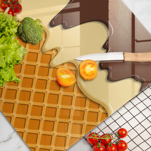 Induction hob protector Illustration of ice cream