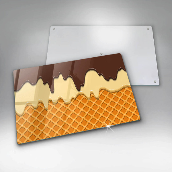 Induction hob protector Illustration of ice cream