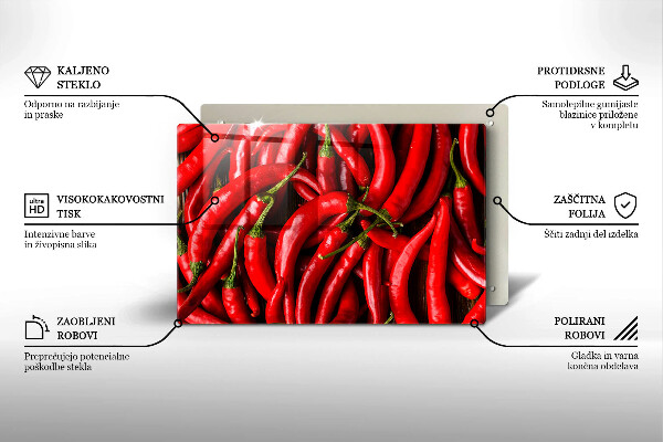 Worktop saver Hot chili peppers