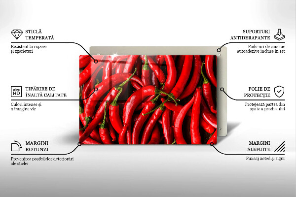 Worktop saver Hot chili peppers