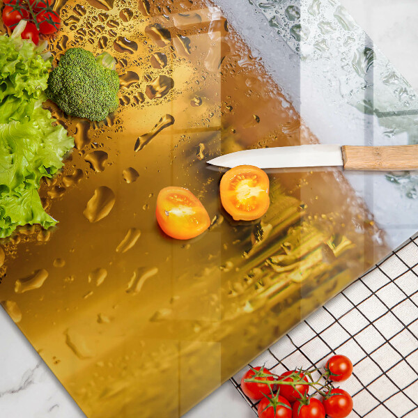 Worktop saver Wet glass of beer