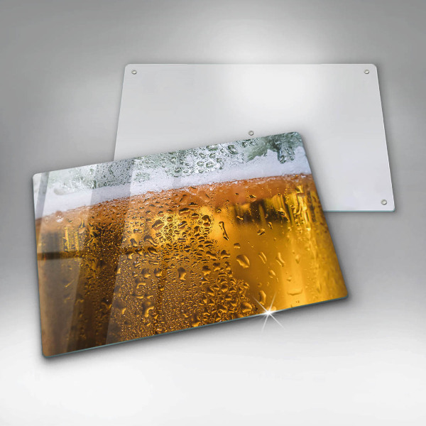 Worktop saver Wet glass of beer