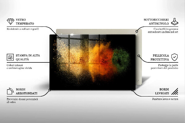 Worktop saver Colorful spices