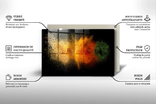 Worktop saver Colorful spices