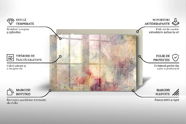 Induction hob protector Background of paint texture