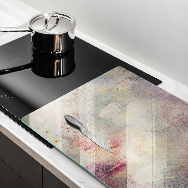 Induction hob protector Background of paint texture