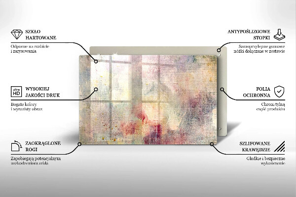 Induction hob protector Background of paint texture