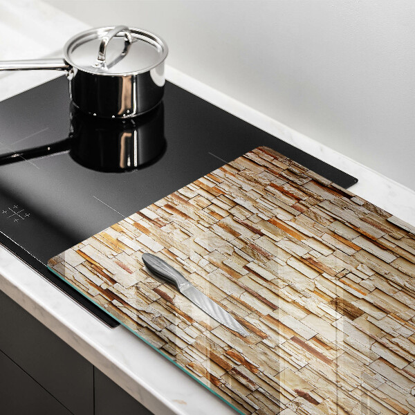 Induction hob cover Decorative texture stones