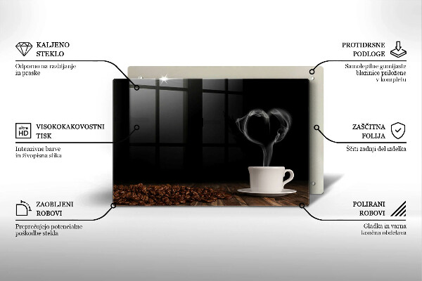 Worktop saver Coffee cup heart