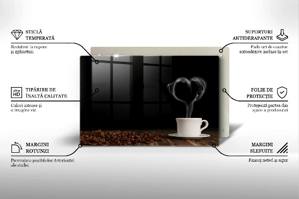 Worktop saver Coffee cup heart