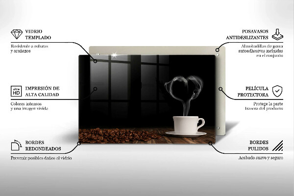 Worktop saver Coffee cup heart