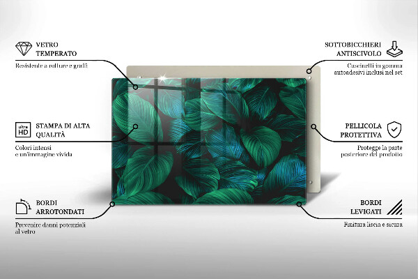 Worktop saver Jungle leaves