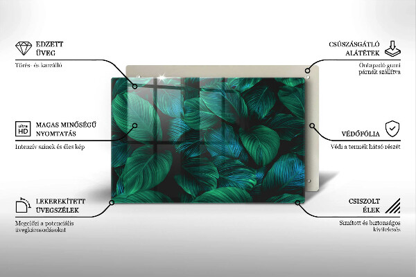 Worktop saver Jungle leaves