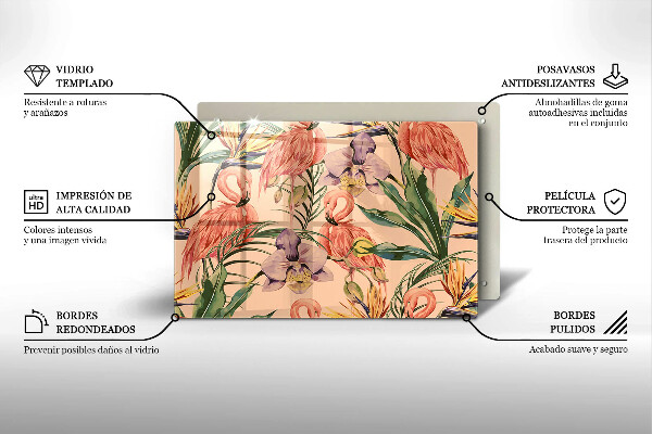 Induction hob protector Flaminga illustration