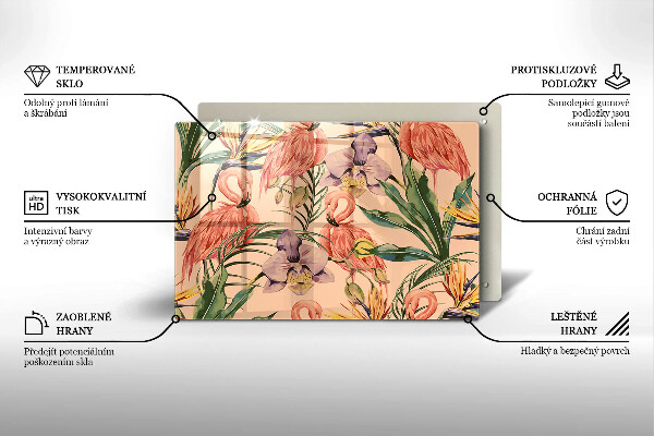 Induction hob protector Flaminga illustration