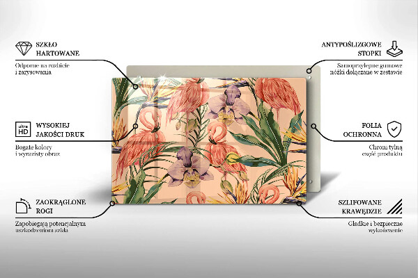 Induction hob protector Flaminga illustration