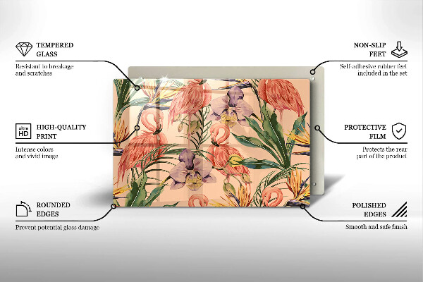 Induction hob protector Flaminga illustration