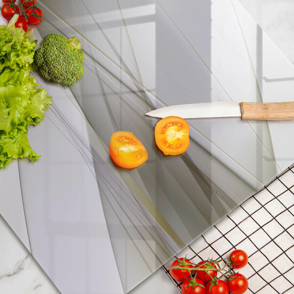 Induction hob cover Abstraction Design lines