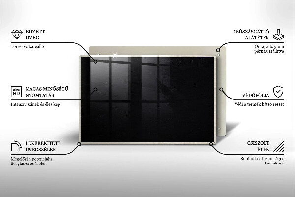 Induction hob cover Chalk board