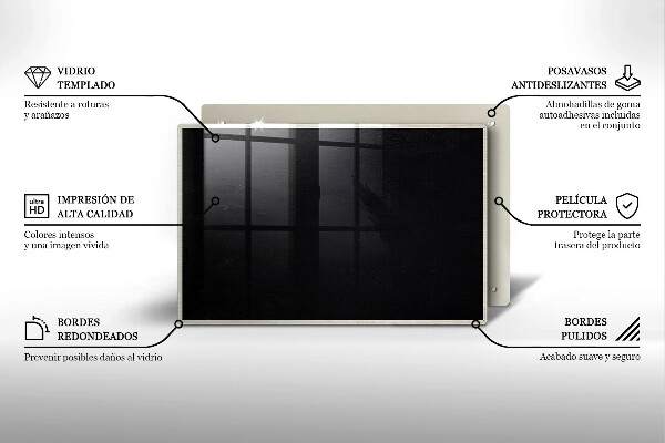 Induction hob cover Chalk board