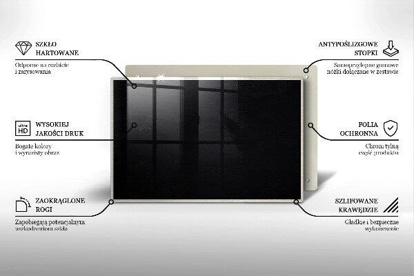 Induction hob cover Chalk board