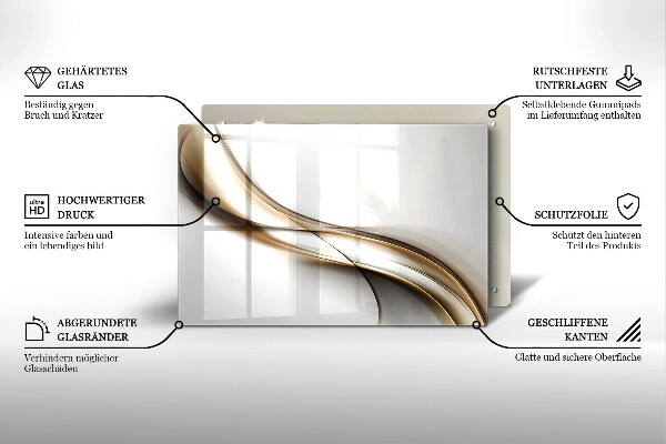 Worktop saver Mild abstraction lines