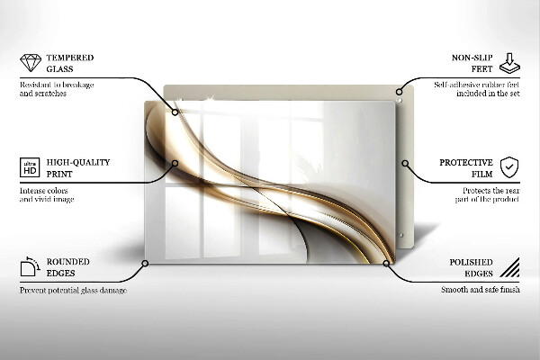 Worktop saver Mild abstraction lines