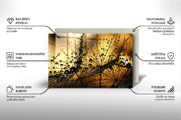 Worktop saver Rosa and dandelions