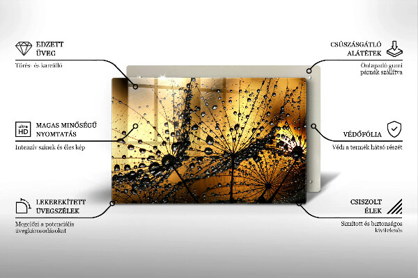 Worktop saver Rosa and dandelions