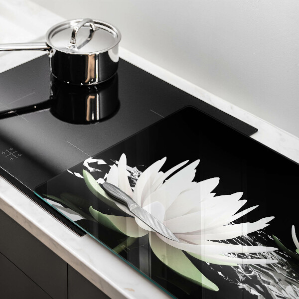 Worktop saver White lilies on the water