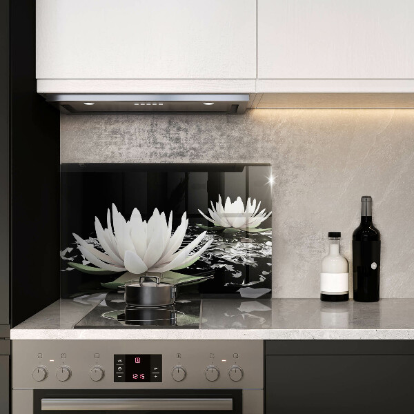 Worktop saver White lilies on the water