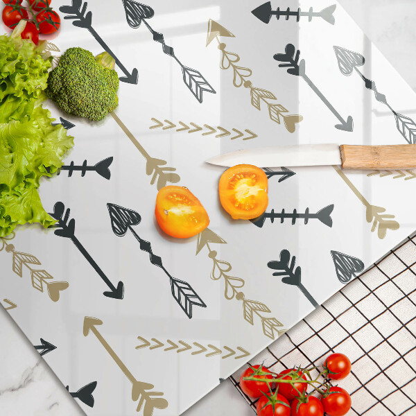 Induction hob protector Boho arrow pattern