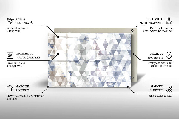 Induction hob protector Triangle pattern