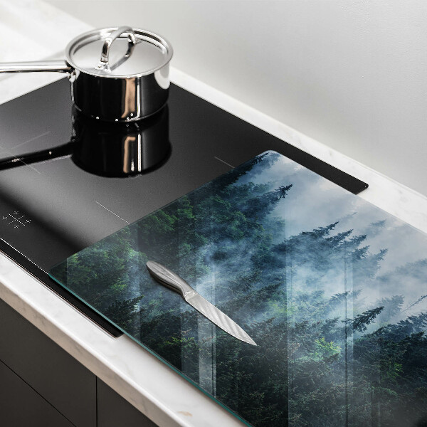 Worktop saver Forest of trees and fog