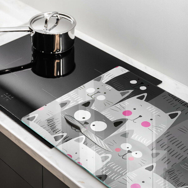 Worktop saver Illustration of cats