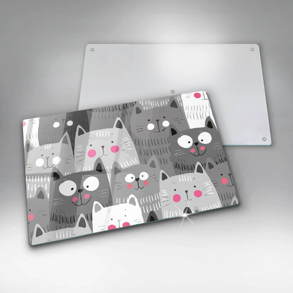 Worktop saver Illustration of cats